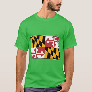Maryland Vlag North Dakota T-shirt