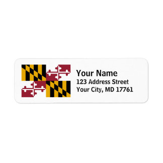 Maryland Vlag Retouradres Labels