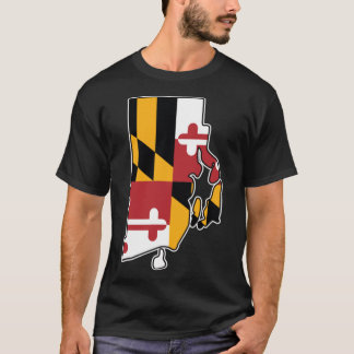 Maryland Vlag Rhode Island Oversized T-shirt