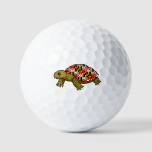 Maryland Vlag Schildpad Golfballen