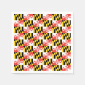 Maryland Vlag servetten (Voorkant)