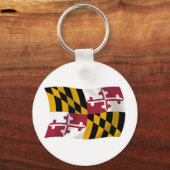Maryland Vlag Sleutelhanger (Voorkant)