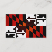 Maryland-vlag Visitekaartje (Achterkant)
