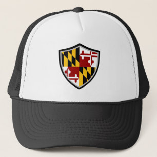 Maryland vlag vrachtwagen trucker pet