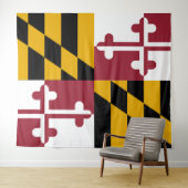 Maryland-vlag Wandkleed (In Situ (horizontaal))