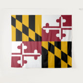 Maryland-vlag Wandkleed (Voorkant (horizontaal))