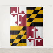 Maryland-vlag Wandkleed (Voorkant)