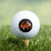 Maryland-vlagkrab Golfballen (Insitu Shirt)