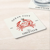 Maryland Vriendinnenclub Kartonnen Onderzetters (Schuin)