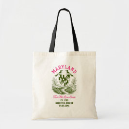 Maryland Wedding Welcome Bag, Destination Wedding Tote Bag