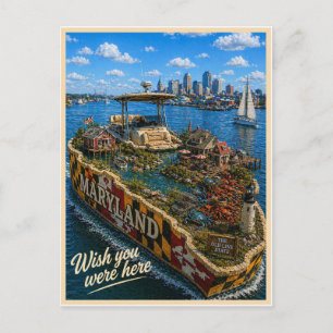 Maryland   Wish You Were Here   State Serie Briefkaart