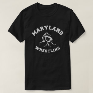 Maryland Wrestling 80's Distress Retro Freestyle T-shirt