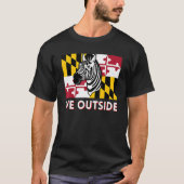 Maryland Zebra Dmv Zebra Pg County Zebra T-shirt (Voorkant)