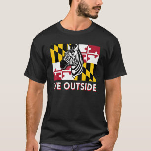 Maryland Zebra Dmv Zebra Pg County Zebra T-shirt