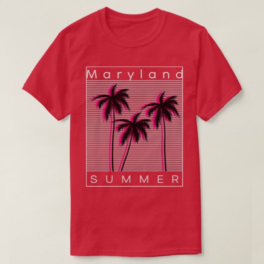 Maryland zomer t-shirt (Design voorkant)