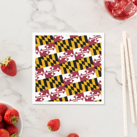 Marylander Flag Design, Flag of Maryland Servet (Insitu)