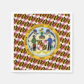 Marylander Flag & Seal Design, Flag of Maryland Servet (Voorkant)
