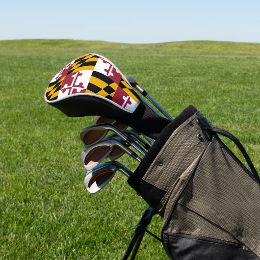 Marylander vlag, Amerikaanse staatsvlag Golfheadcover (Insitu)