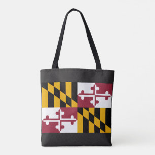 Marylander Vlag, Vlag van Maryland Tote Bag