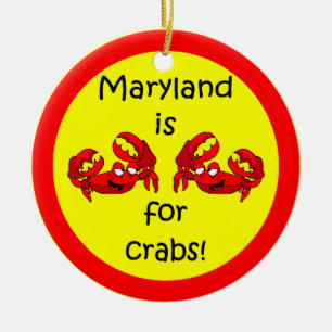 Marylandkrabben Keramisch Ornament