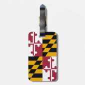 Marylandvlag Bagagelabel (Achterkant verticaal)