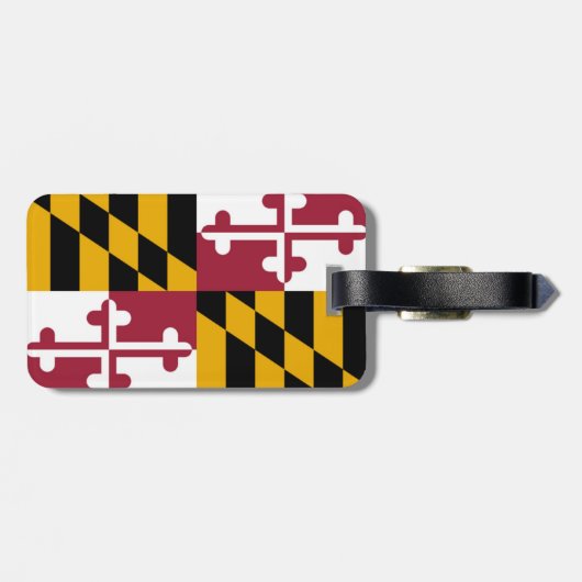 Marylandvlag Bagagelabel (Achterkant horizontaal)