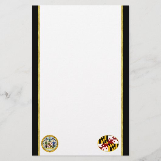 Marylandvlag Briefpapier (Voorkant)