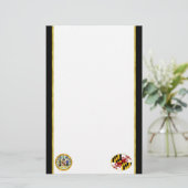 Marylandvlag Briefpapier (Staand voorkant)