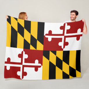 Marylandvlag Fleece Deken