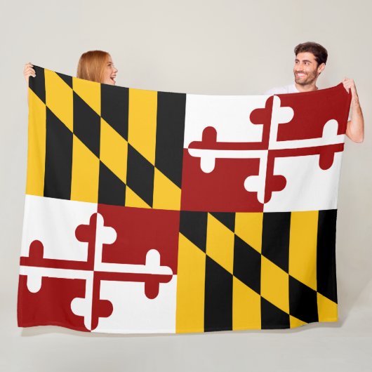 Marylandvlag Fleece Deken (In situ)