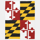 Marylandvlag Fleece Deken (Voorkant)