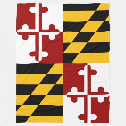 Marylandvlag Fleece Deken (Voorkant)