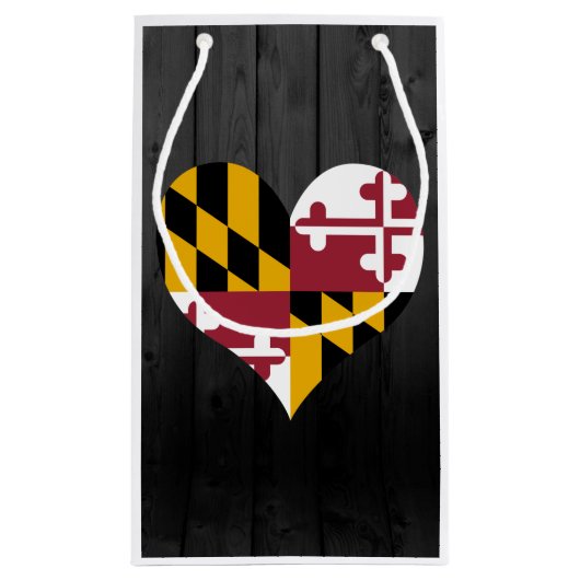 Marylandvlag gekleurd klein cadeauzakje (Achterkant)