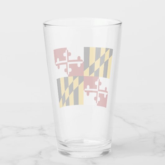 Marylandvlag  glas (Achterkant)
