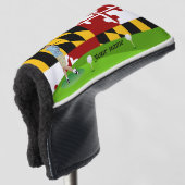 Marylandvlag Golfheadcover (3/4 voorkant)