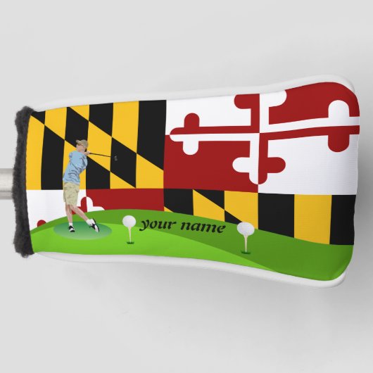 Marylandvlag Golfheadcover (Voorkant)