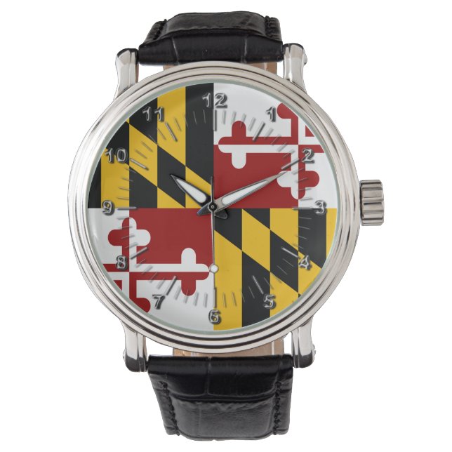 Marylandvlag Horloge (Voorkant)