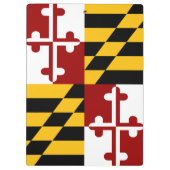 Marylandvlag Klembord (Achterkant)