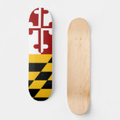 Marylandvlag Persoonlijk Skateboard (Voorkant)