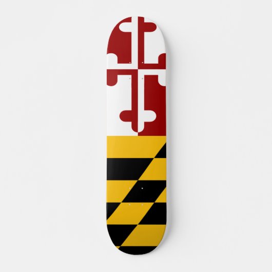 Marylandvlag Persoonlijk Skateboard (Voorkant)