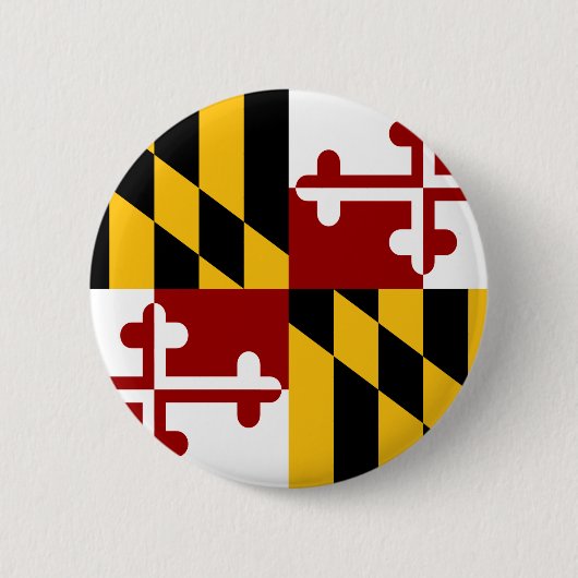 Marylandvlag Ronde Button 5,7 Cm (Voorkant)