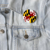 Marylandvlag Ronde Button 5,7 Cm (In situ)