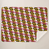 Marylandvlag Sherpa Deken (Voorkant (horizontaal))