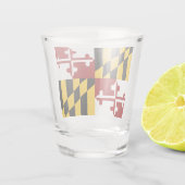 Marylandvlag  shot glas (Achterkant)