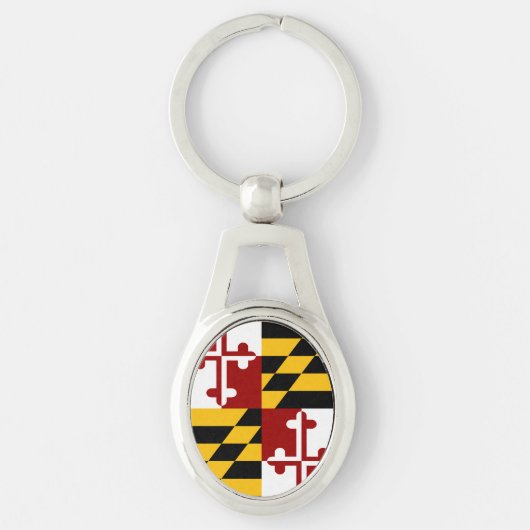 Marylandvlag Sleutelhanger (Voorkant)