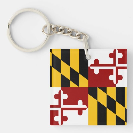 Marylandvlag Sleutelhanger (voorkant)