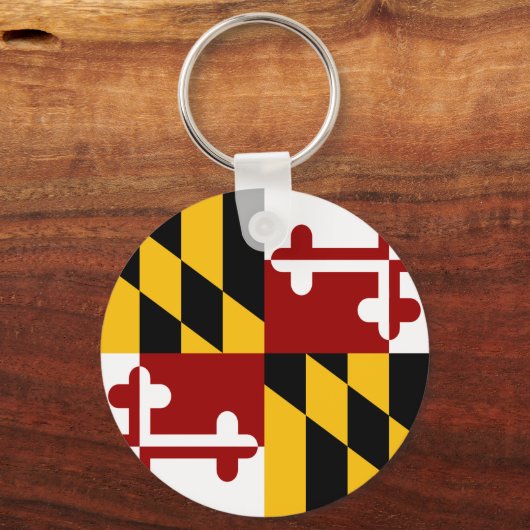 Marylandvlag Sleutelhanger (Voorkant)
