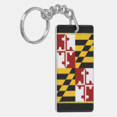 Marylandvlag Sleutelhanger (Voorkant Links)