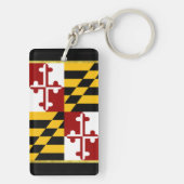 Marylandvlag Sleutelhanger (achterkant)