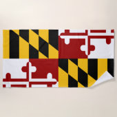 Marylandvlag Strandlaken (Voorkant)